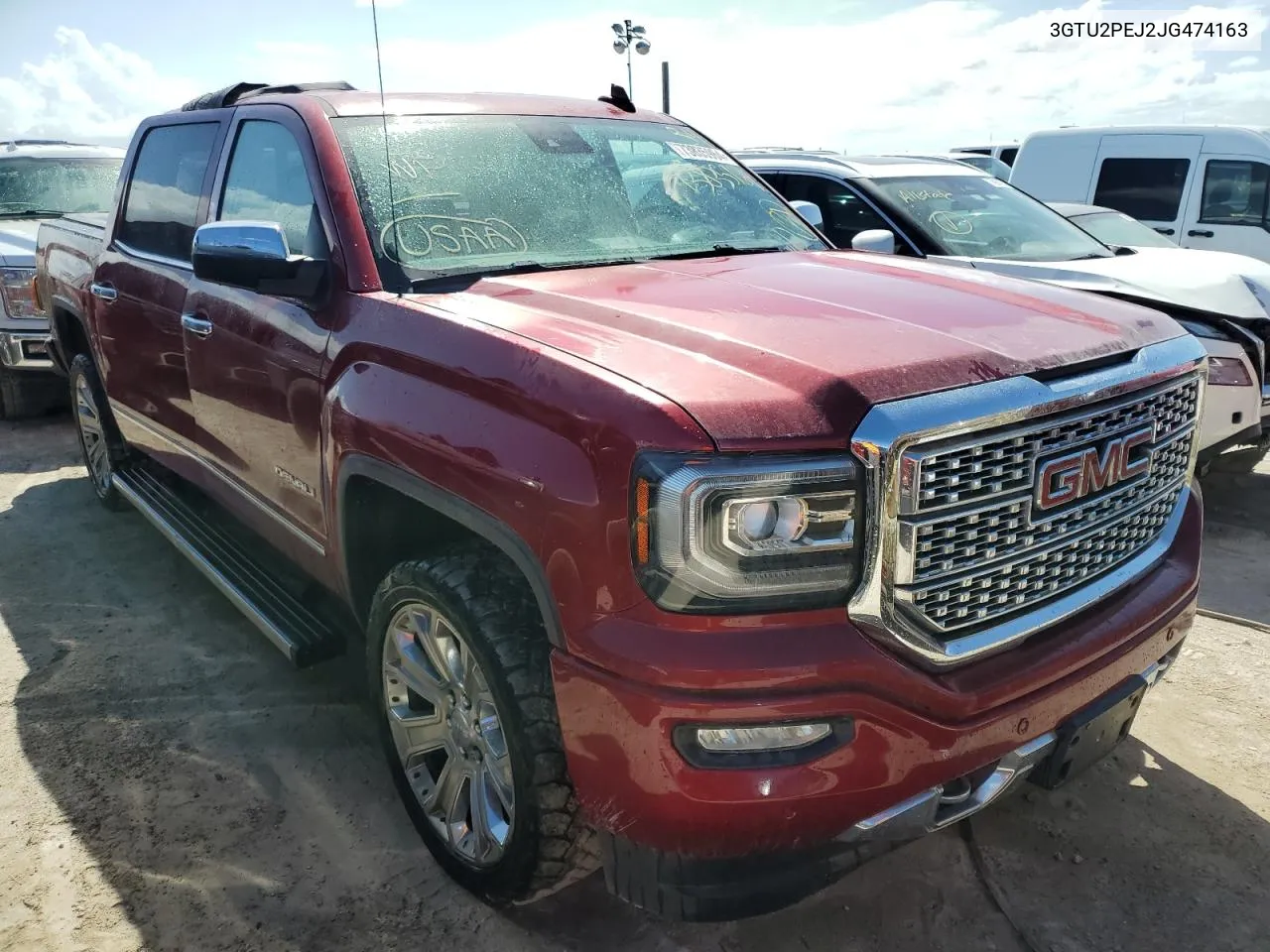 3GTU2PEJ2JG474163 2018 GMC Sierra K1500 Denali