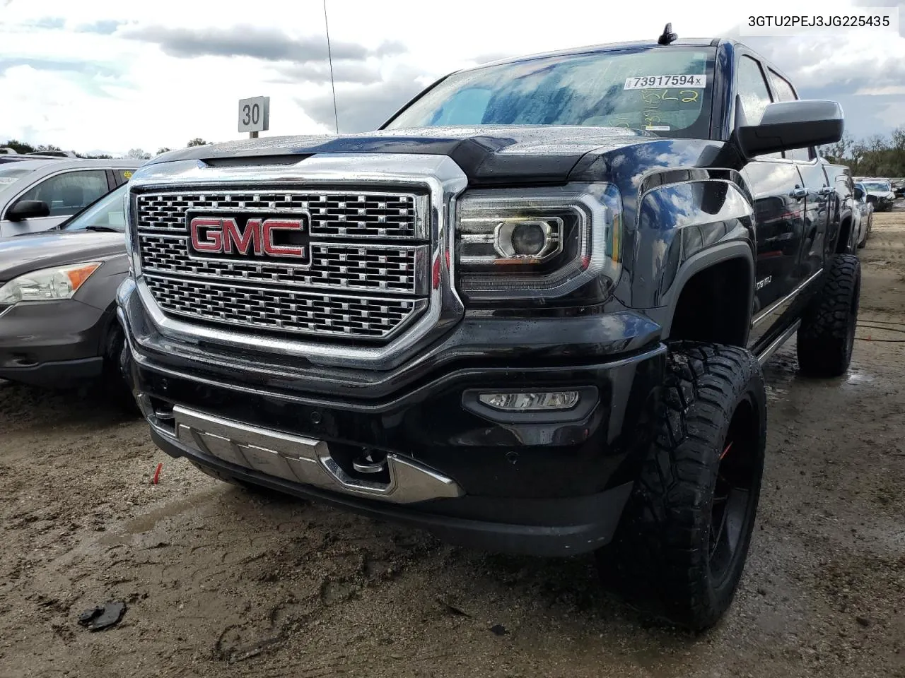 2018 GMC Sierra K1500 Denali VIN: 3GTU2PEJ3JG225435 Lot: 73917594