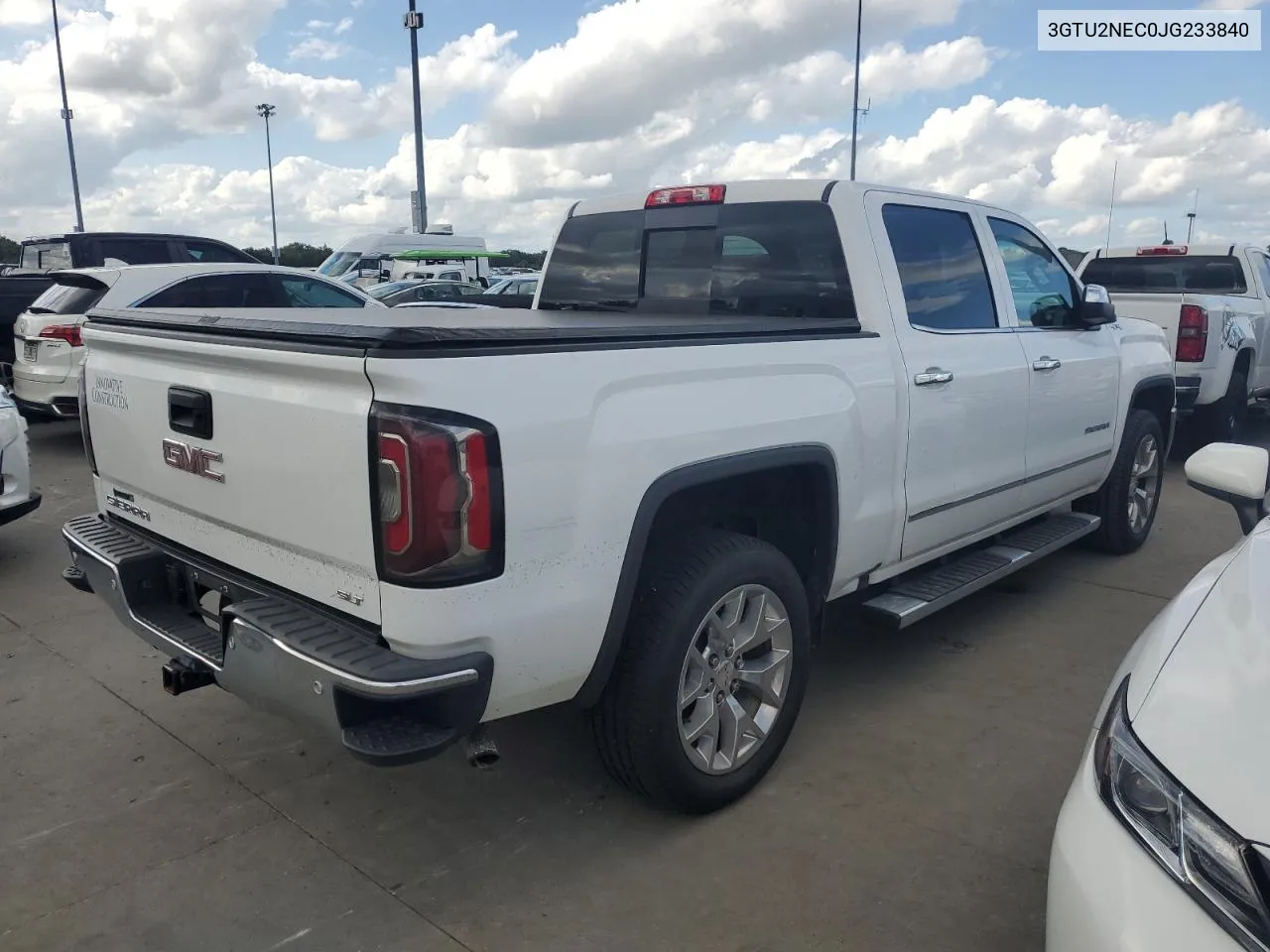 2018 GMC Sierra K1500 Slt VIN: 3GTU2NEC0JG233840 Lot: 74077194