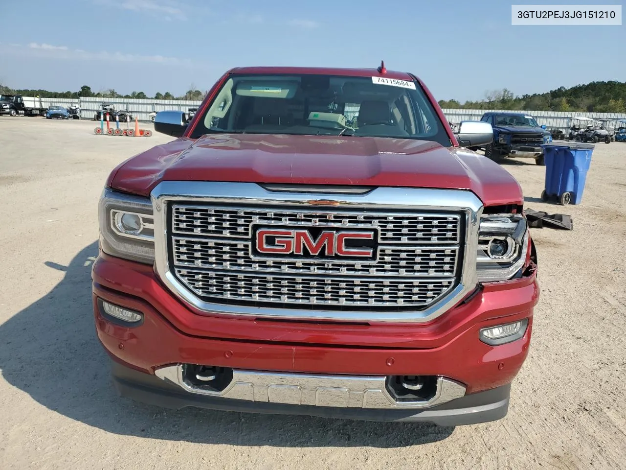 2018 GMC Sierra K1500 Denali VIN: 3GTU2PEJ3JG151210 Lot: 74115684