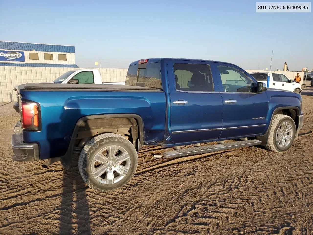 2018 GMC Sierra K1500 Slt VIN: 3GTU2NEC6JG409595 Lot: 74207774