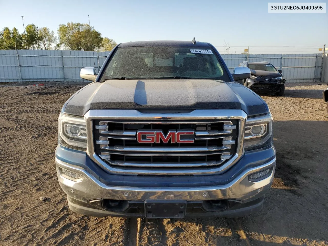 2018 GMC Sierra K1500 Slt VIN: 3GTU2NEC6JG409595 Lot: 74207774