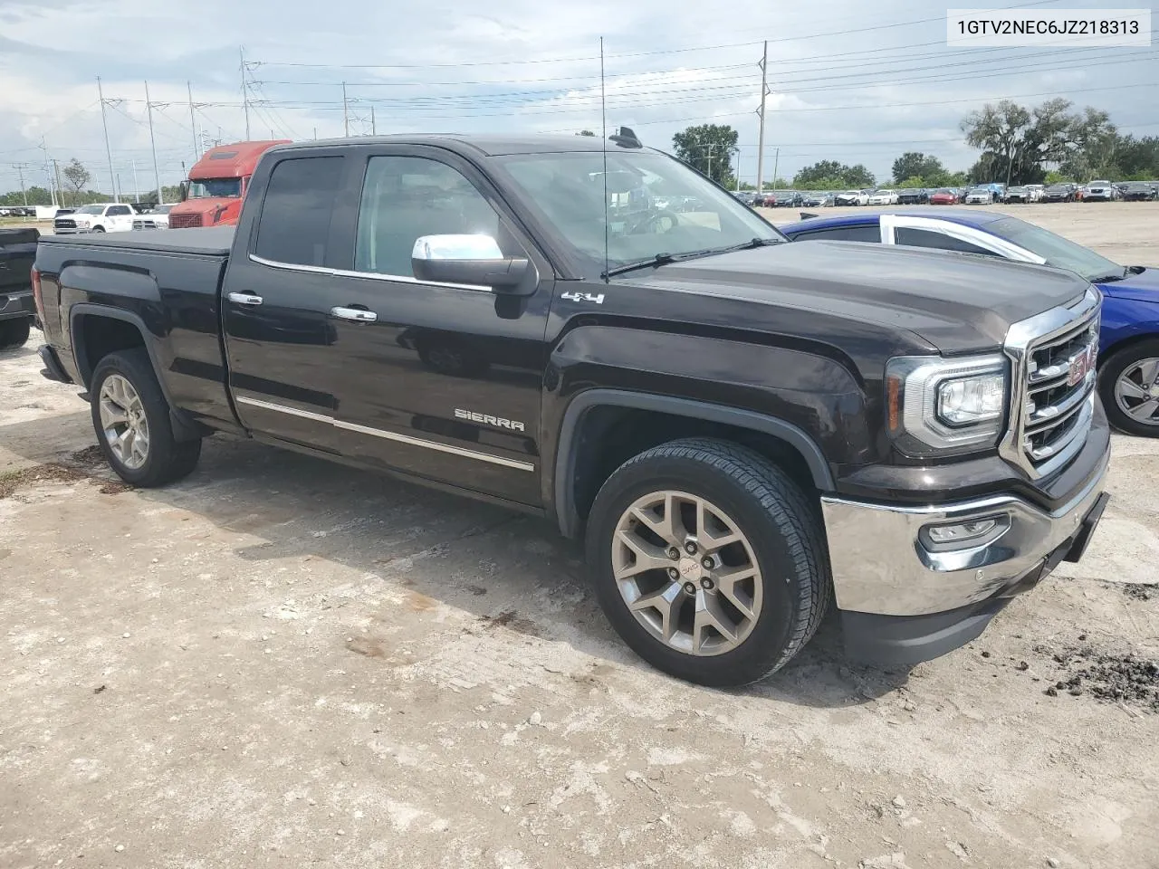 2018 GMC Sierra K1500 Slt VIN: 1GTV2NEC6JZ218313 Lot: 74387654