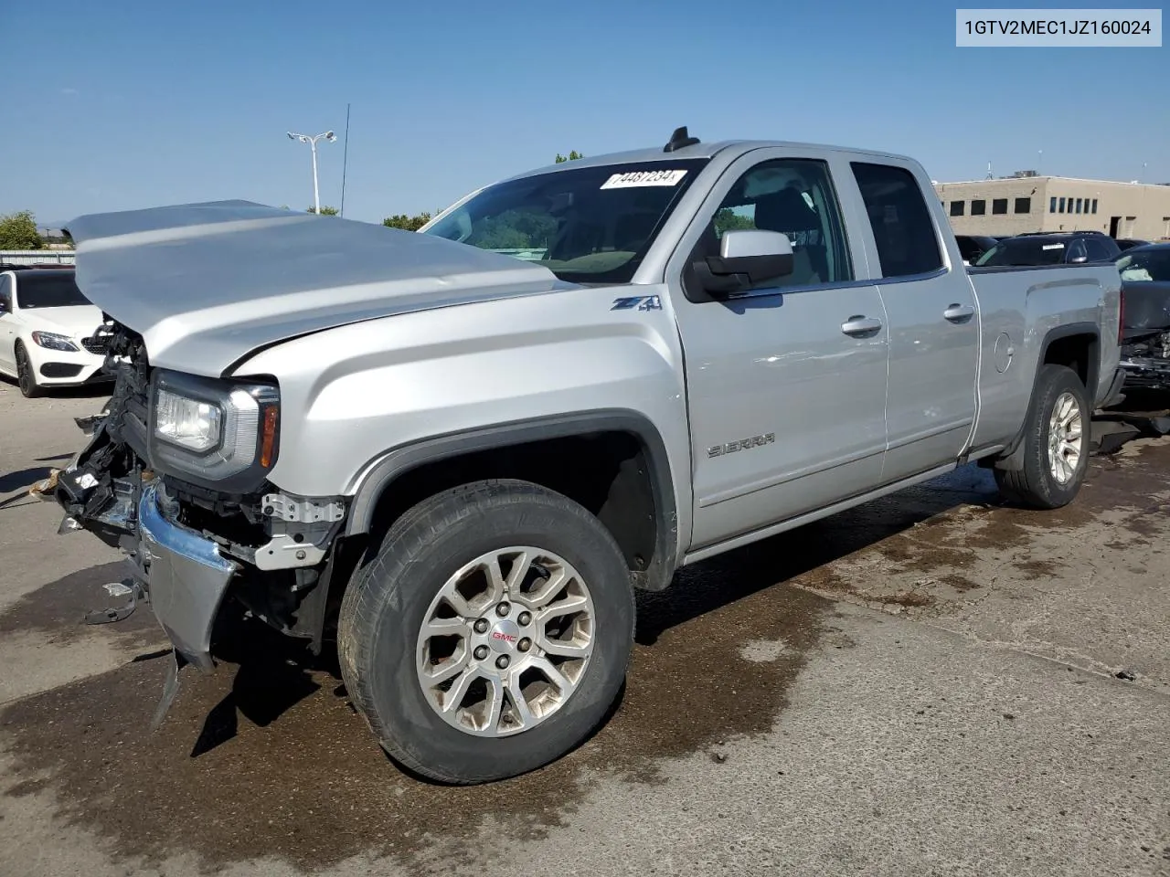 2018 GMC Sierra K1500 Sle VIN: 1GTV2MEC1JZ160024 Lot: 74487234