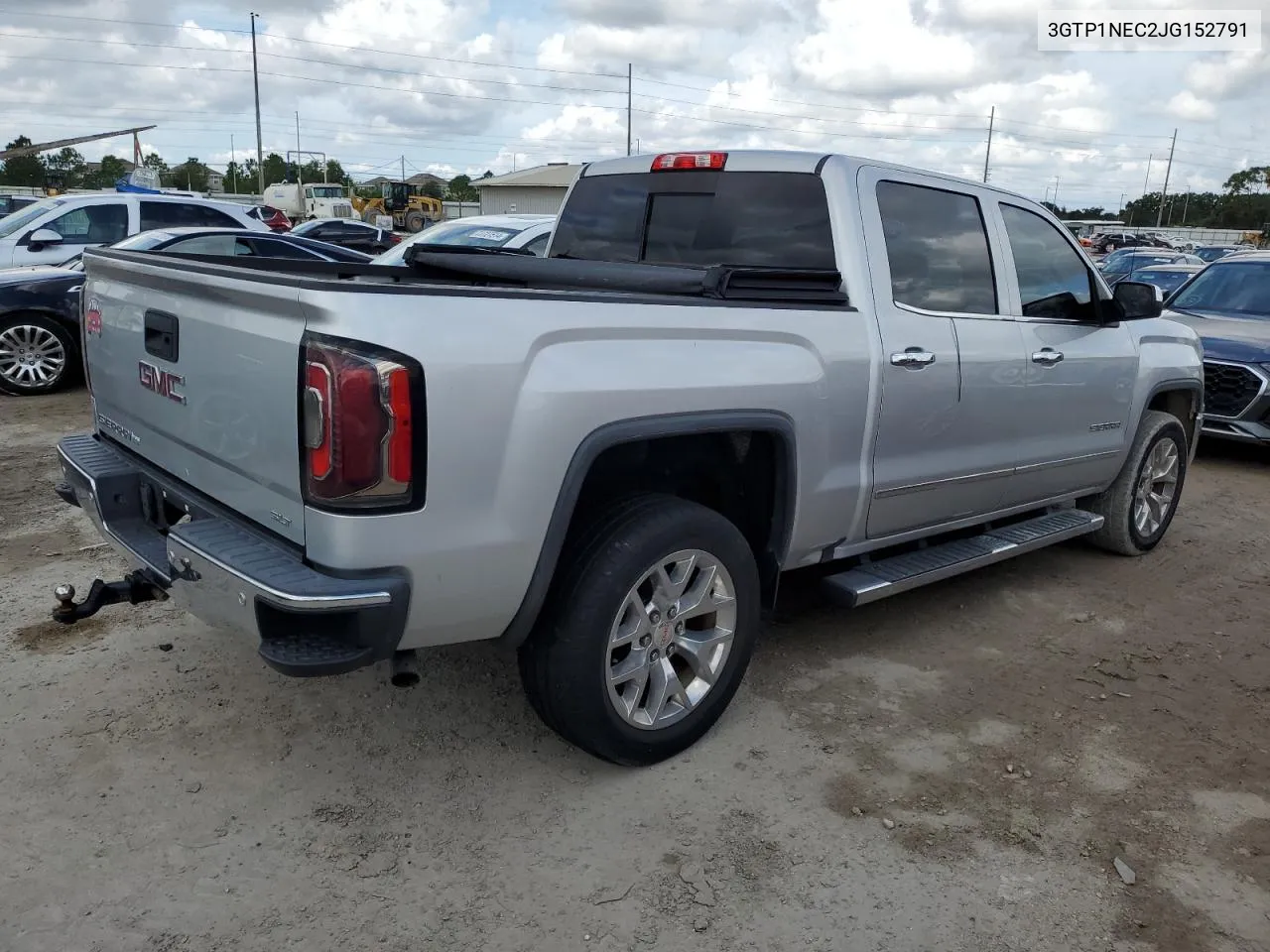 2018 GMC Sierra C1500 Slt VIN: 3GTP1NEC2JG152791 Lot: 74541934