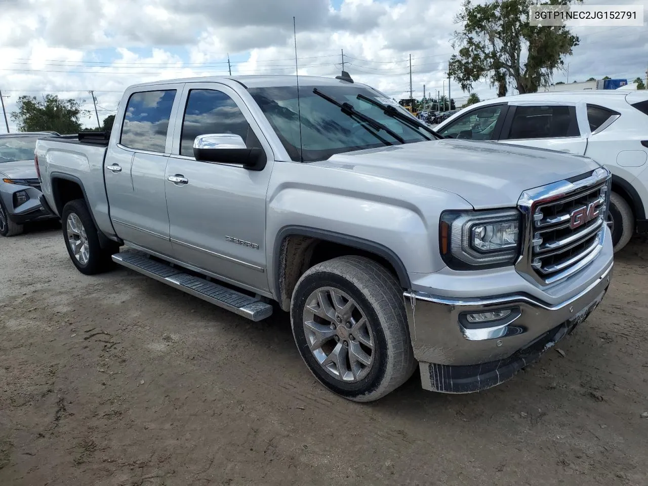 2018 GMC Sierra C1500 Slt VIN: 3GTP1NEC2JG152791 Lot: 74541934