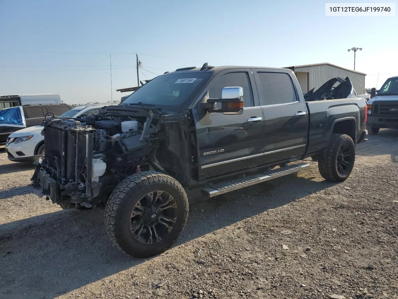 2018 GMC Sierra K2500 Slt VIN: 1GT12TEG6JF199740 Lot: 74687564