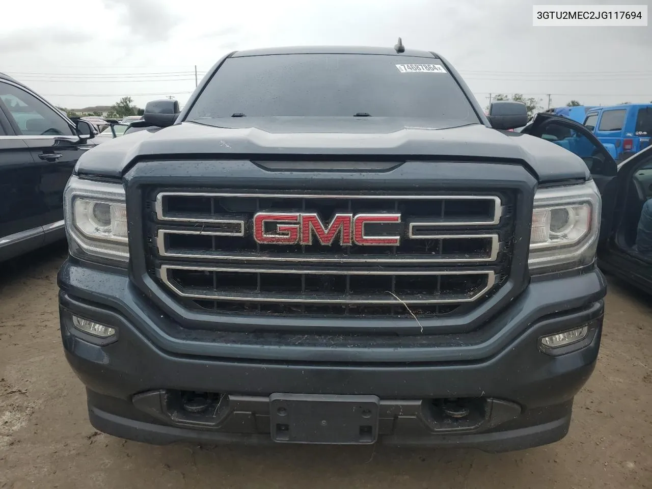 2018 GMC Sierra K1500 Sle VIN: 3GTU2MEC2JG117694 Lot: 74687864