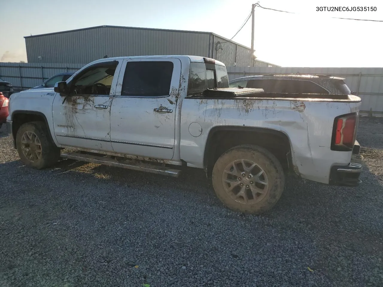 2018 GMC Sierra K1500 Slt VIN: 3GTU2NEC6JG535150 Lot: 74748844