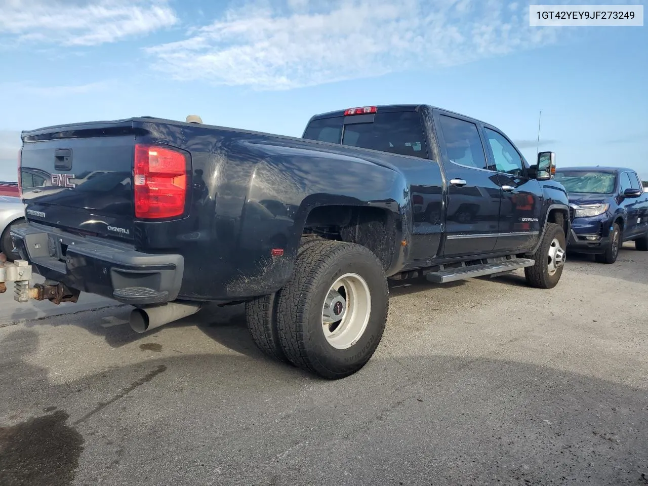 2018 GMC Sierra K3500 Denali VIN: 1GT42YEY9JF273249 Lot: 74801154