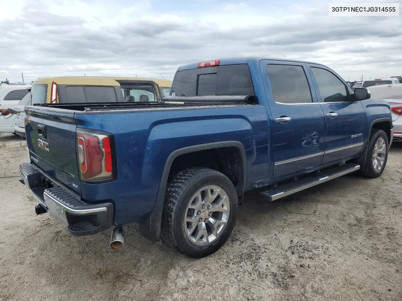 2018 GMC Sierra C1500 Slt VIN: 3GTP1NEC1JG314555 Lot: 74831844