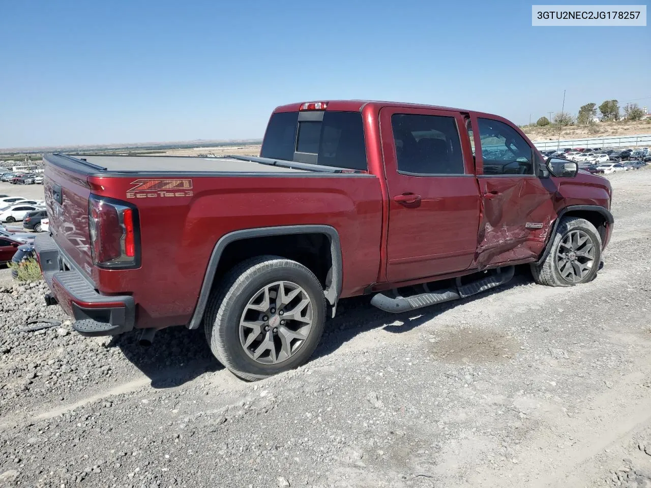 2018 GMC Sierra K1500 Slt VIN: 3GTU2NEC2JG178257 Lot: 74848874