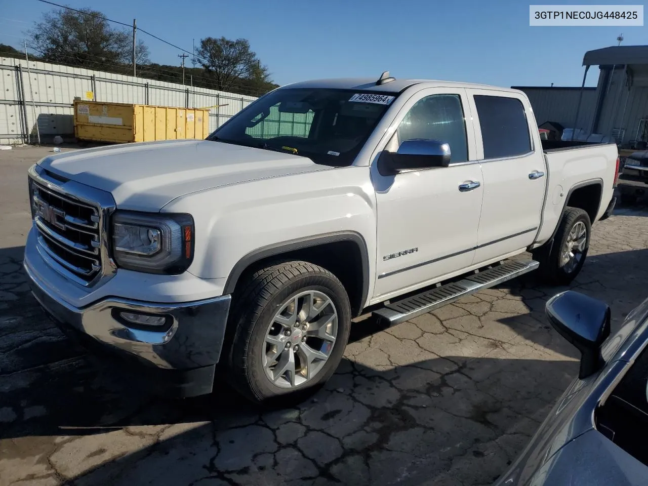 2018 GMC Sierra C1500 Slt VIN: 3GTP1NEC0JG448425 Lot: 74985964