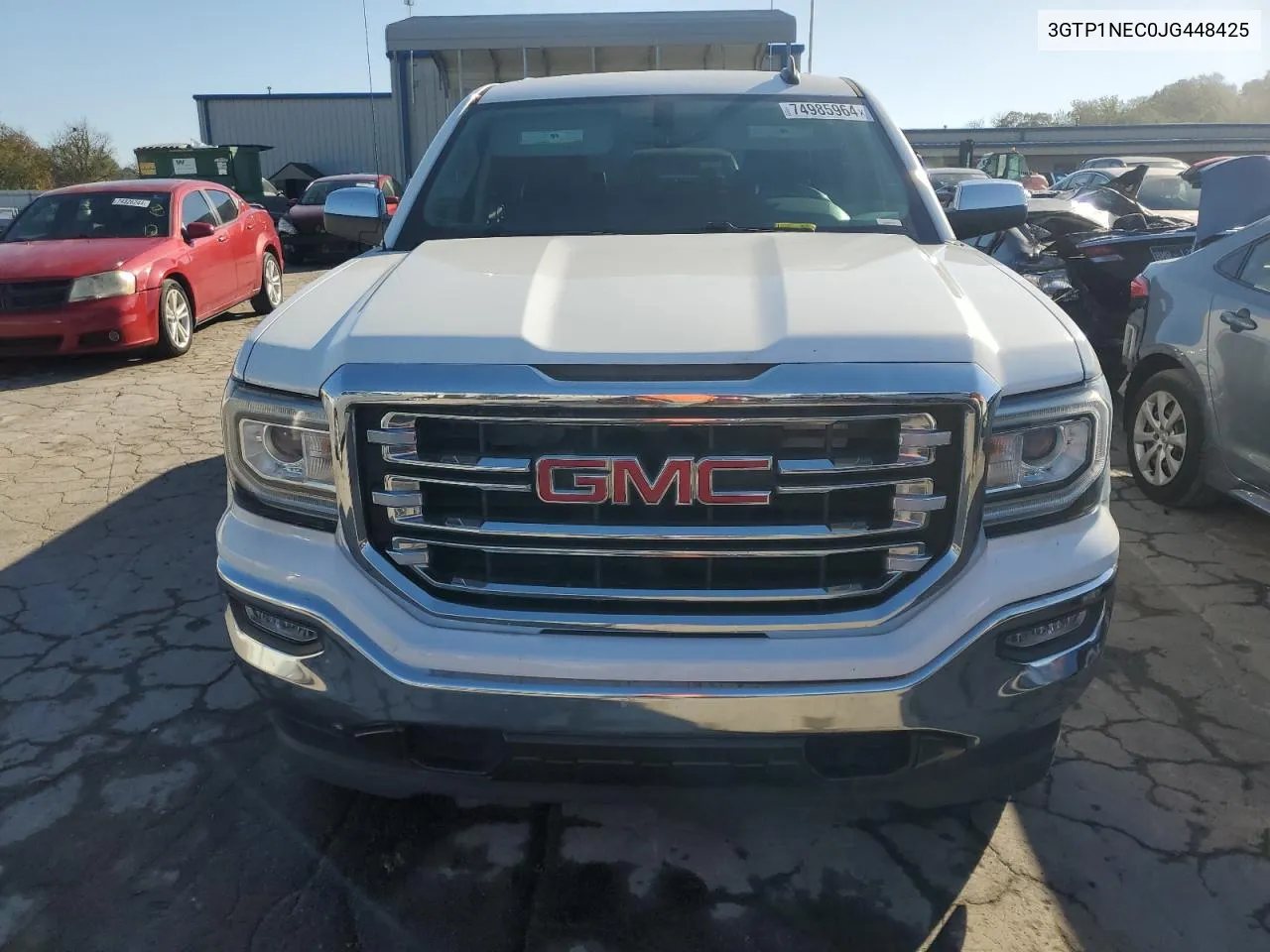 2018 GMC Sierra C1500 Slt VIN: 3GTP1NEC0JG448425 Lot: 74985964