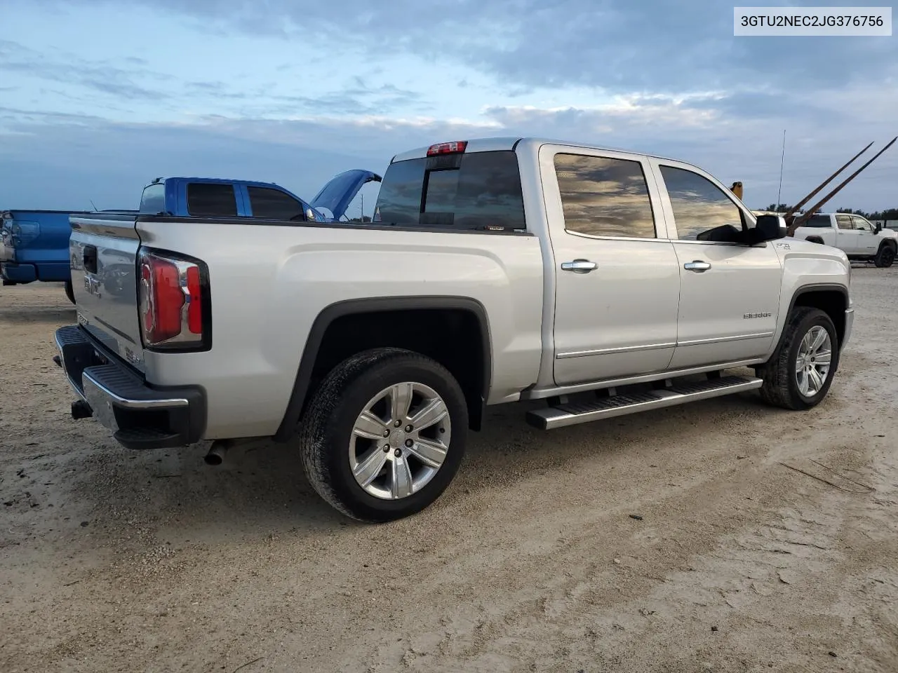 2018 GMC Sierra K1500 Slt VIN: 3GTU2NEC2JG376756 Lot: 75085344