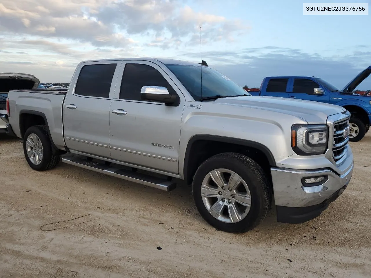 2018 GMC Sierra K1500 Slt VIN: 3GTU2NEC2JG376756 Lot: 75085344