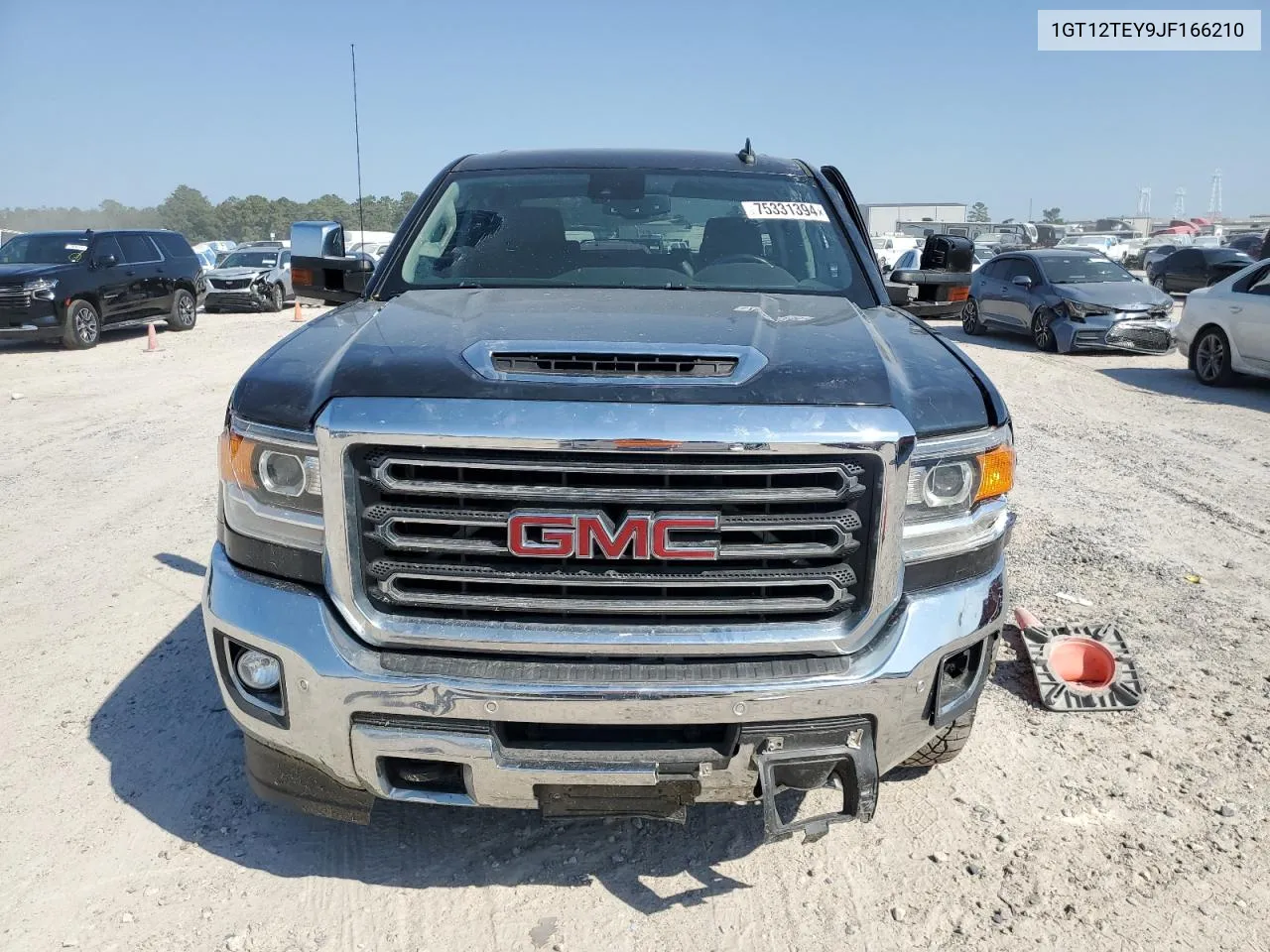 2018 GMC Sierra K2500 Slt VIN: 1GT12TEY9JF166210 Lot: 75331394