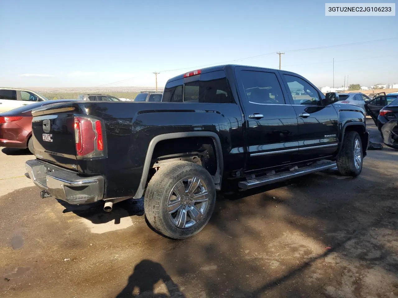 2018 GMC Sierra K1500 Slt VIN: 3GTU2NEC2JG106233 Lot: 75461894