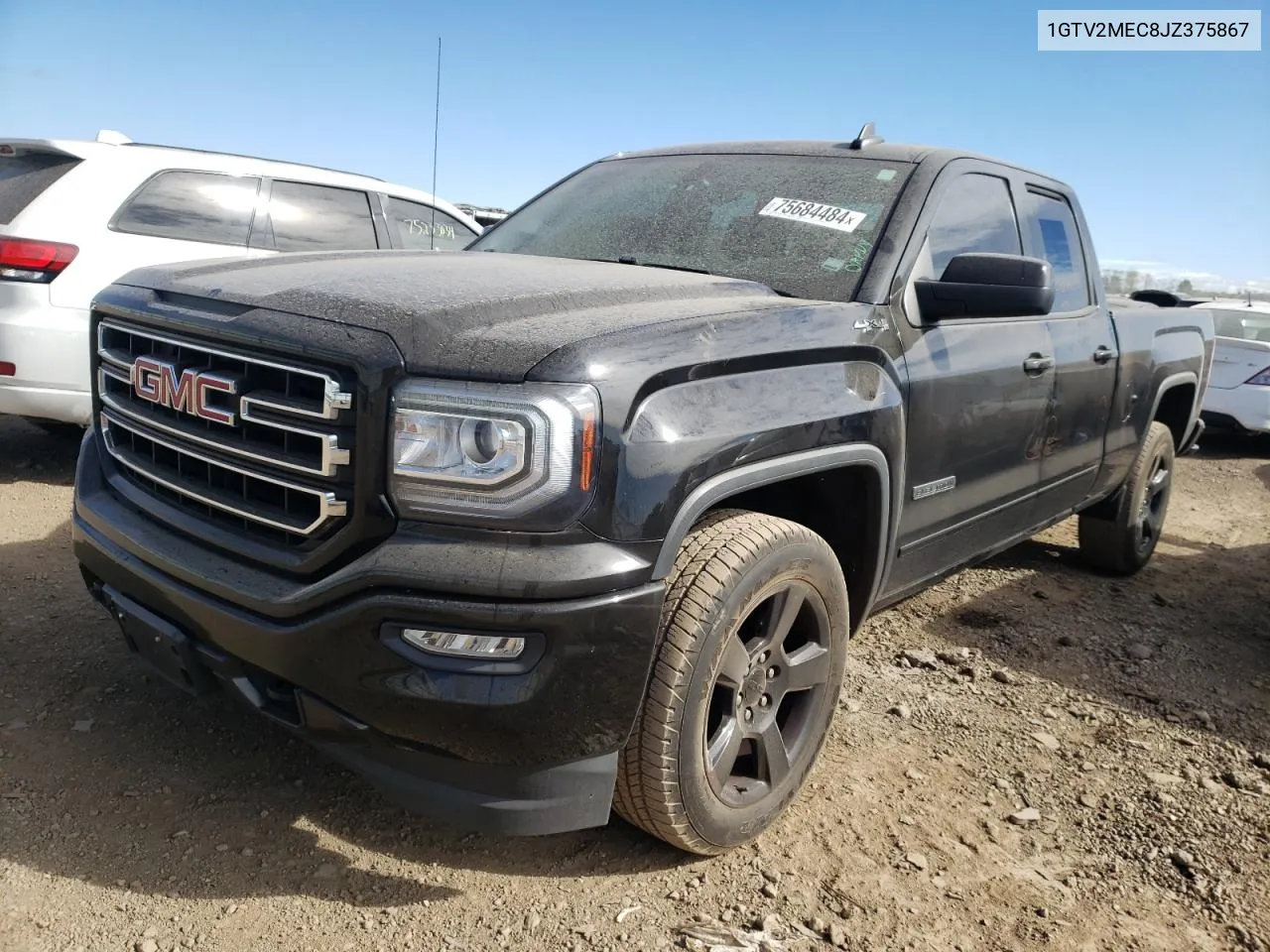 2018 GMC Sierra K1500 Sle VIN: 1GTV2MEC8JZ375867 Lot: 75684484