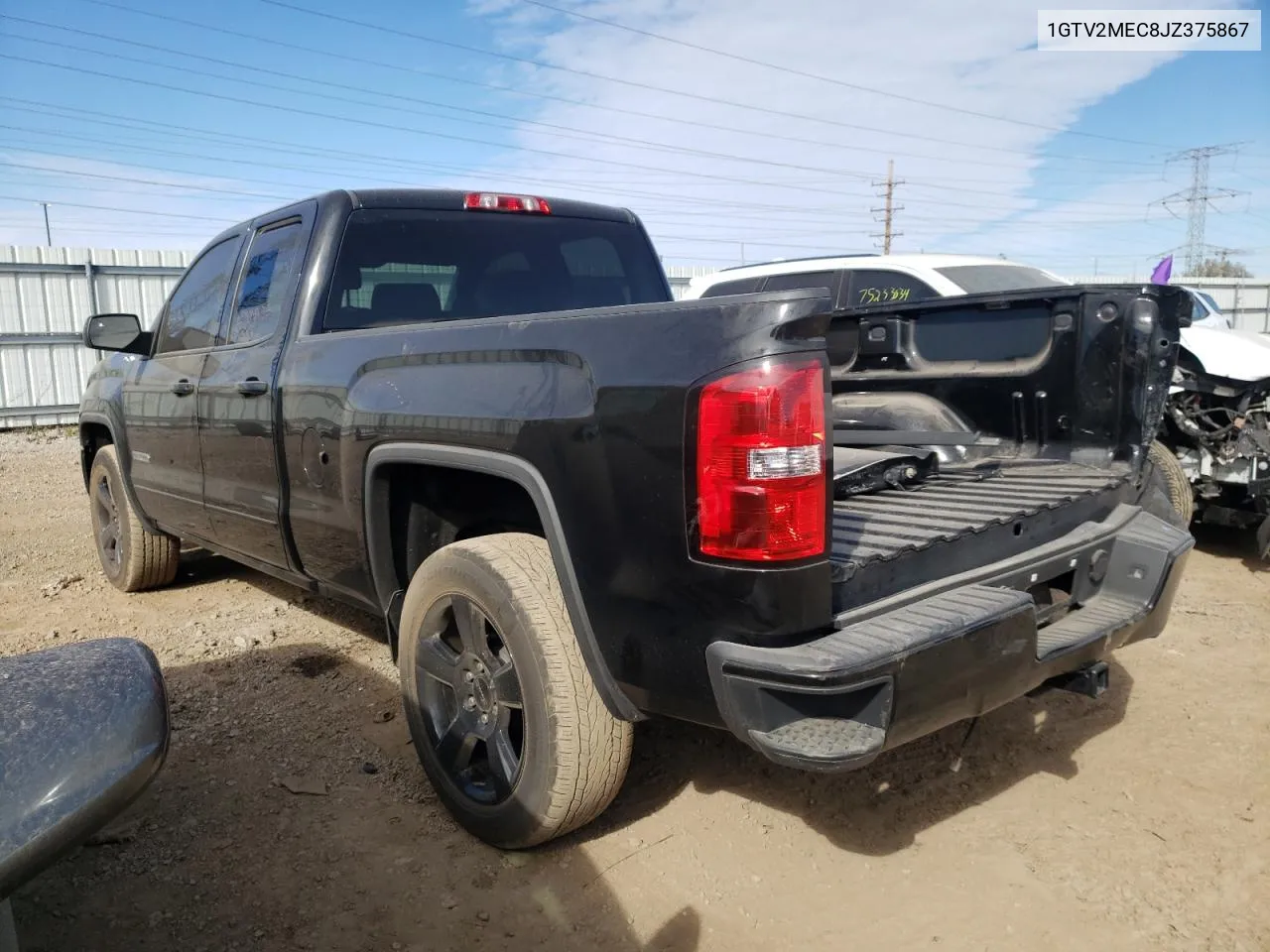 2018 GMC Sierra K1500 Sle VIN: 1GTV2MEC8JZ375867 Lot: 75684484