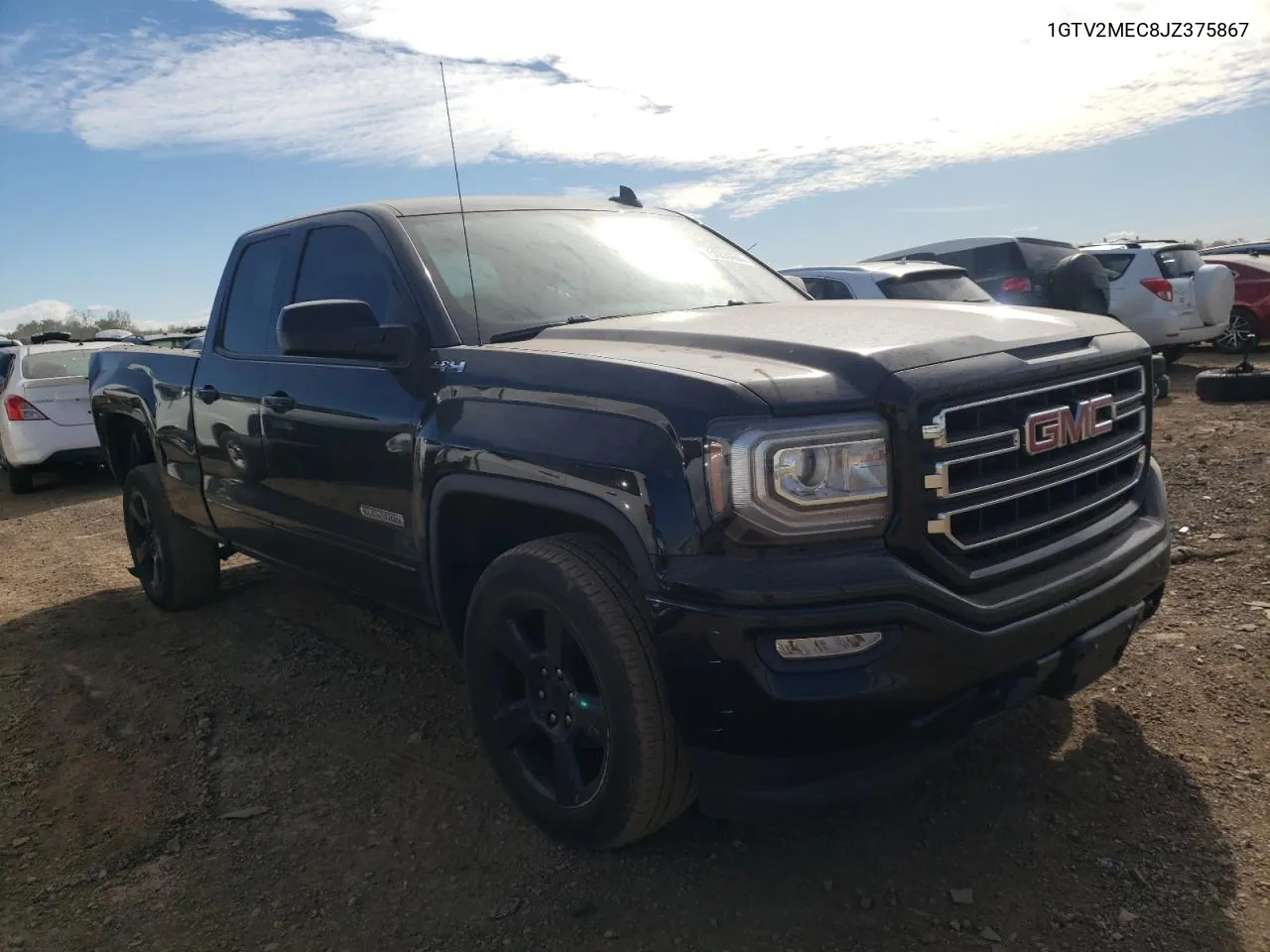 2018 GMC Sierra K1500 Sle VIN: 1GTV2MEC8JZ375867 Lot: 75684484