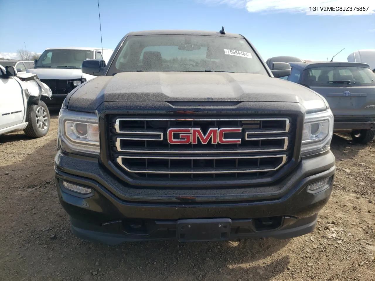 2018 GMC Sierra K1500 Sle VIN: 1GTV2MEC8JZ375867 Lot: 75684484