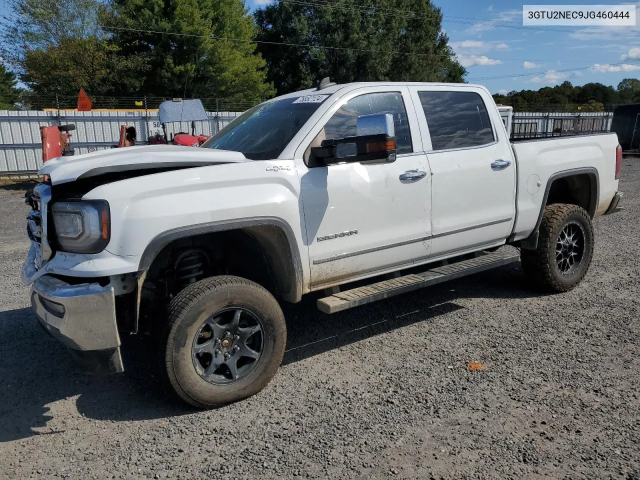 2018 GMC Sierra K1500 Slt VIN: 3GTU2NEC9JG460444 Lot: 75852124