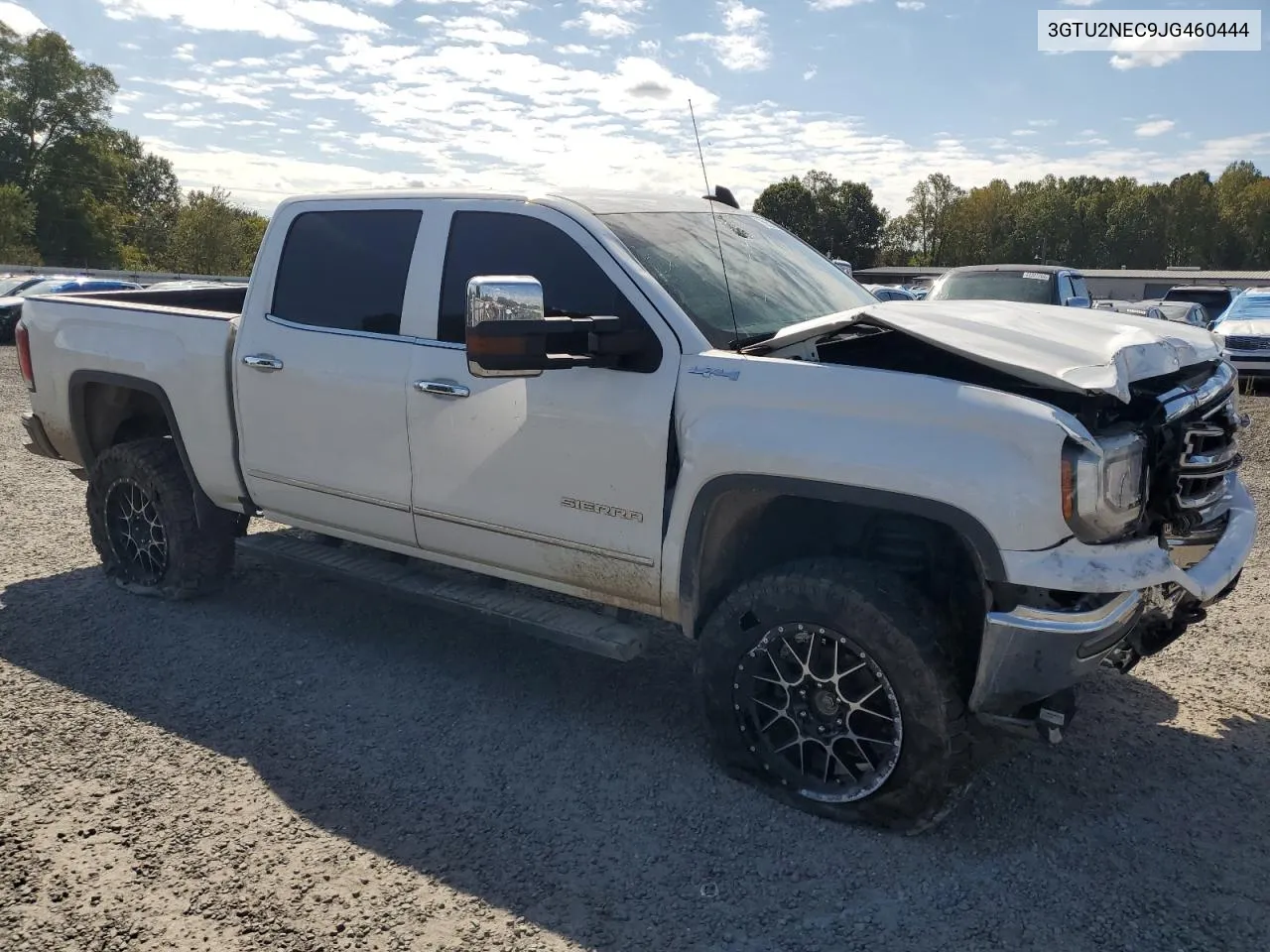 2018 GMC Sierra K1500 Slt VIN: 3GTU2NEC9JG460444 Lot: 75852124