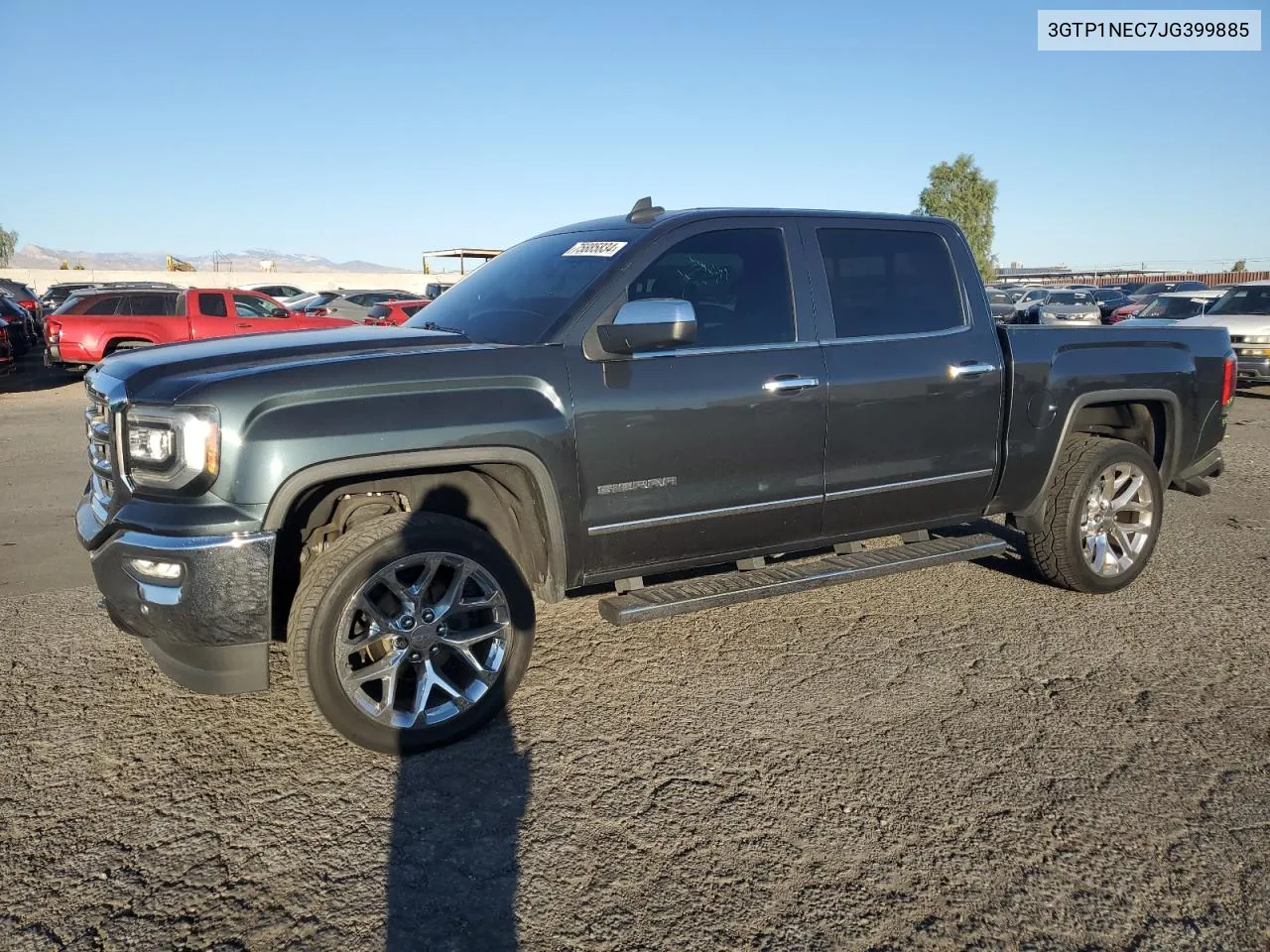 2018 GMC Sierra C1500 Slt VIN: 3GTP1NEC7JG399885 Lot: 75885834