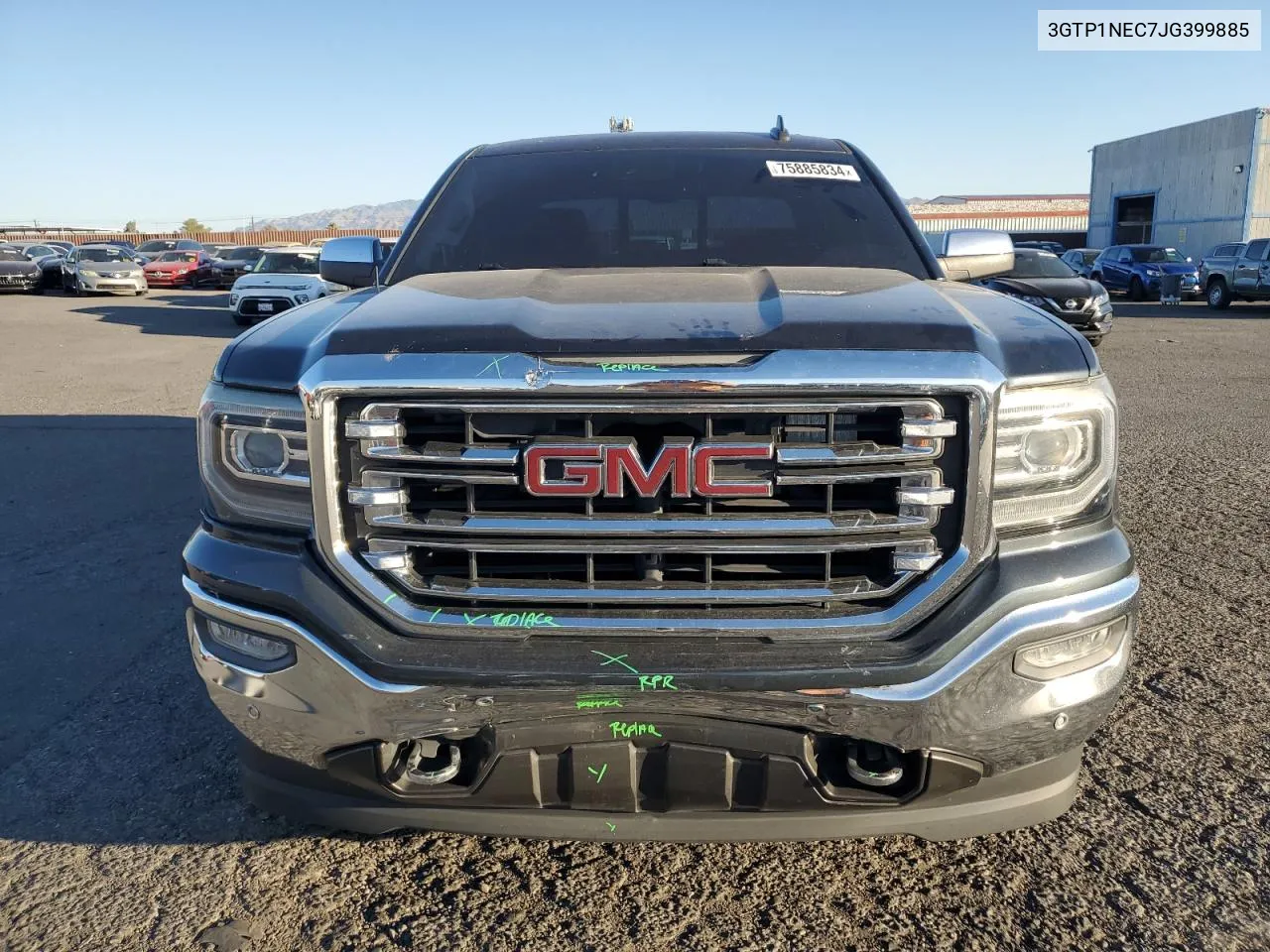 2018 GMC Sierra C1500 Slt VIN: 3GTP1NEC7JG399885 Lot: 75885834