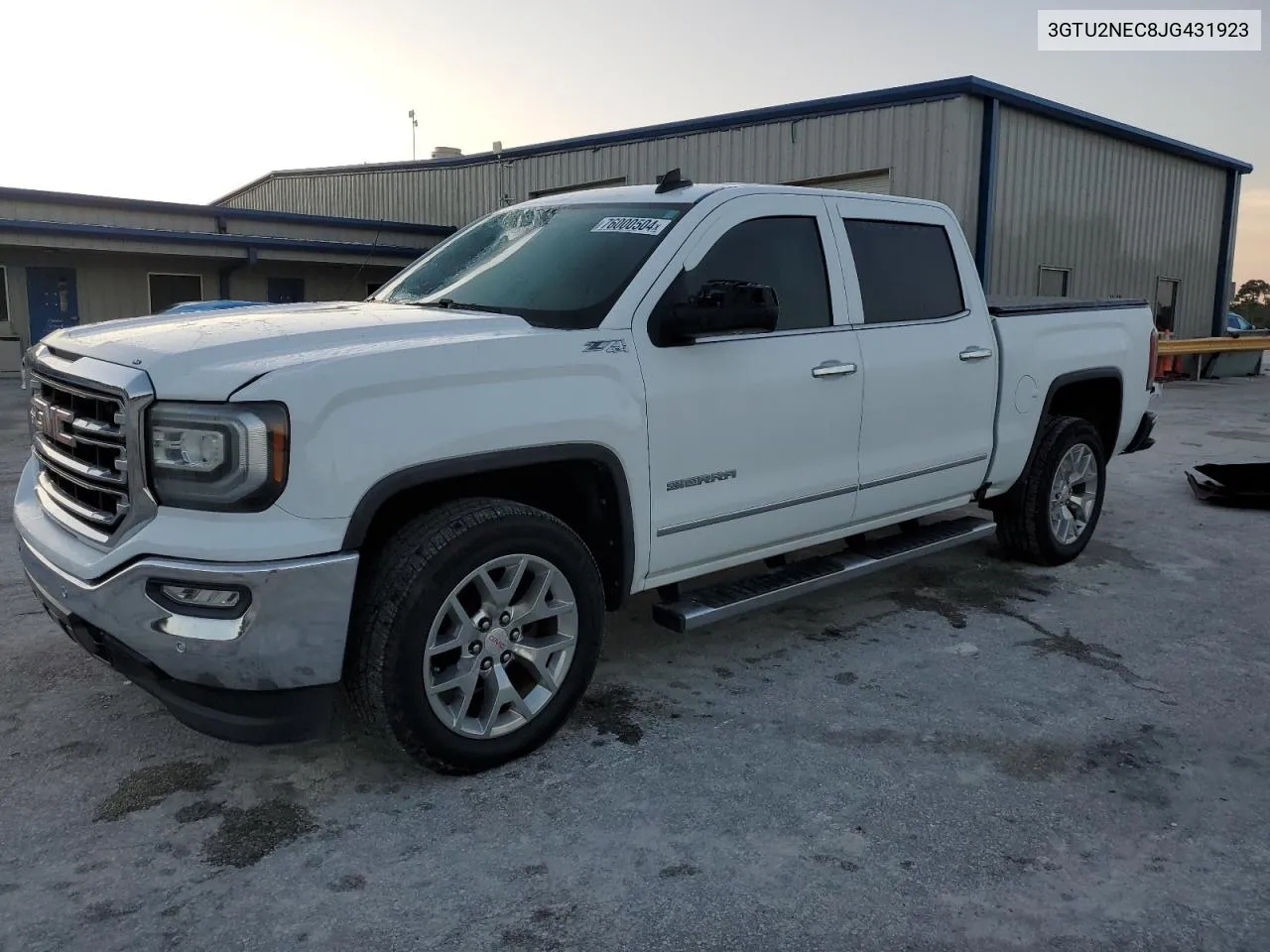 2018 GMC Sierra K1500 Slt VIN: 3GTU2NEC8JG431923 Lot: 76000504