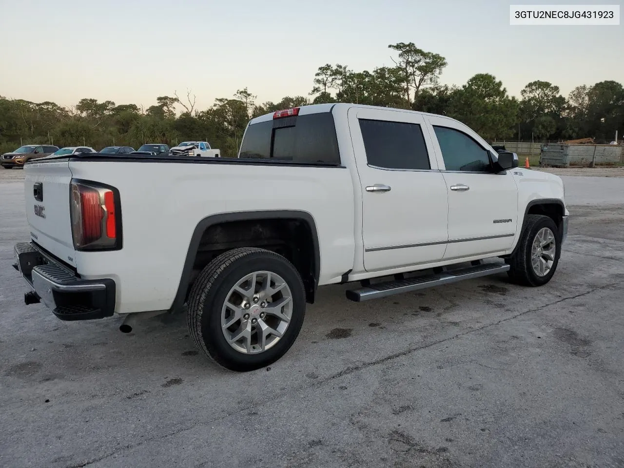 2018 GMC Sierra K1500 Slt VIN: 3GTU2NEC8JG431923 Lot: 76000504