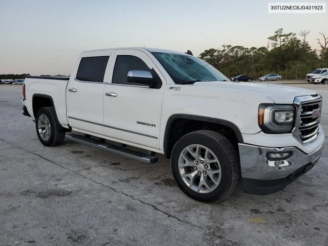 2018 GMC Sierra K1500 Slt VIN: 3GTU2NEC8JG431923 Lot: 76000504