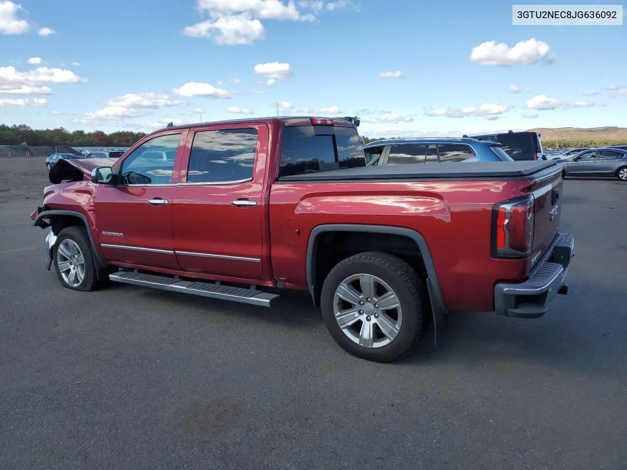 2018 GMC Sierra K1500 Slt VIN: 3GTU2NEC8JG636092 Lot: 76006464