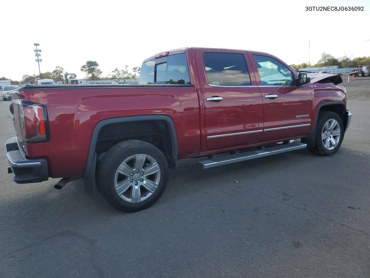 2018 GMC Sierra K1500 Slt VIN: 3GTU2NEC8JG636092 Lot: 76006464