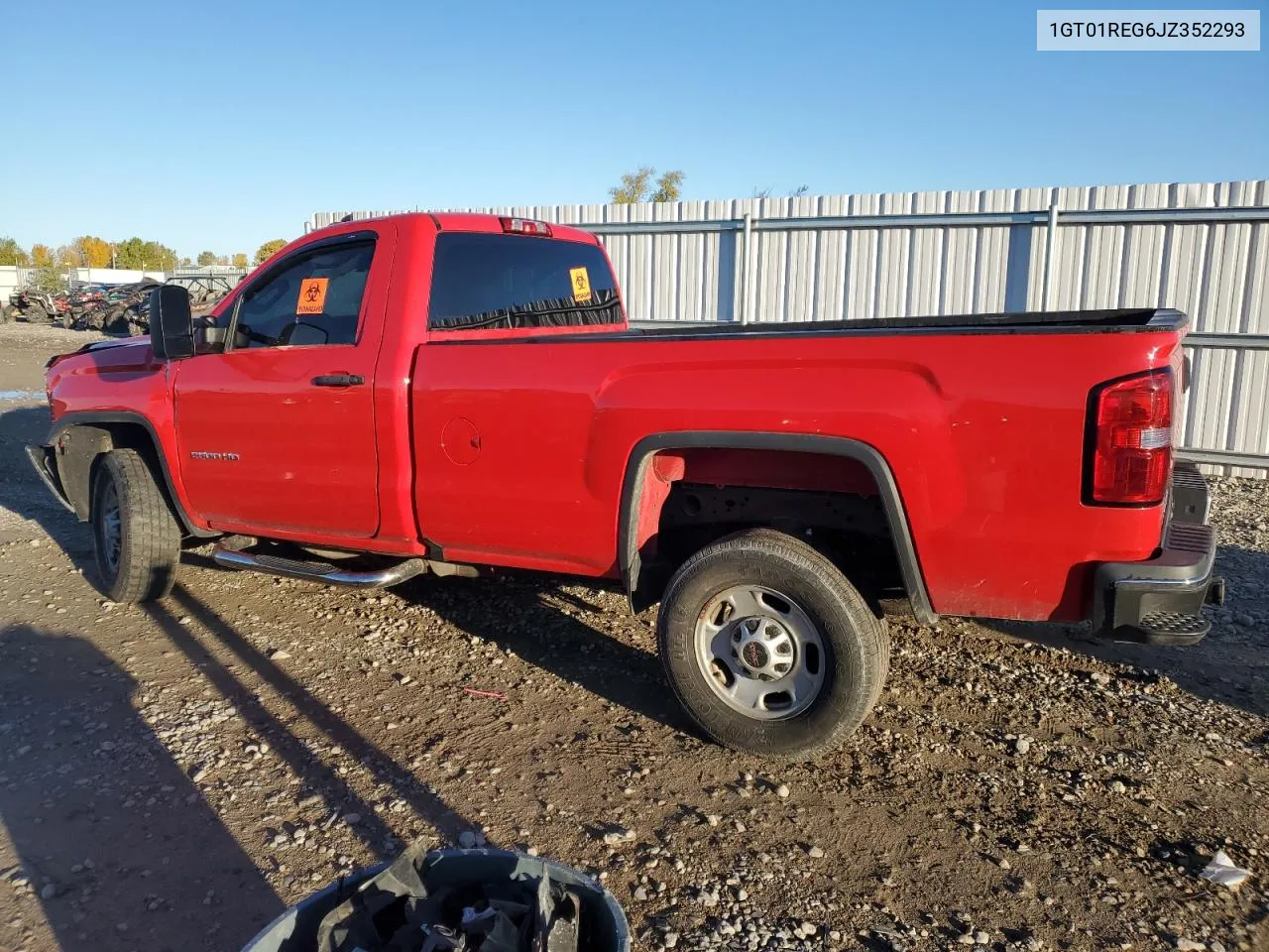 2018 GMC Sierra C2500 Heavy Duty VIN: 1GT01REG6JZ352293 Lot: 76084364