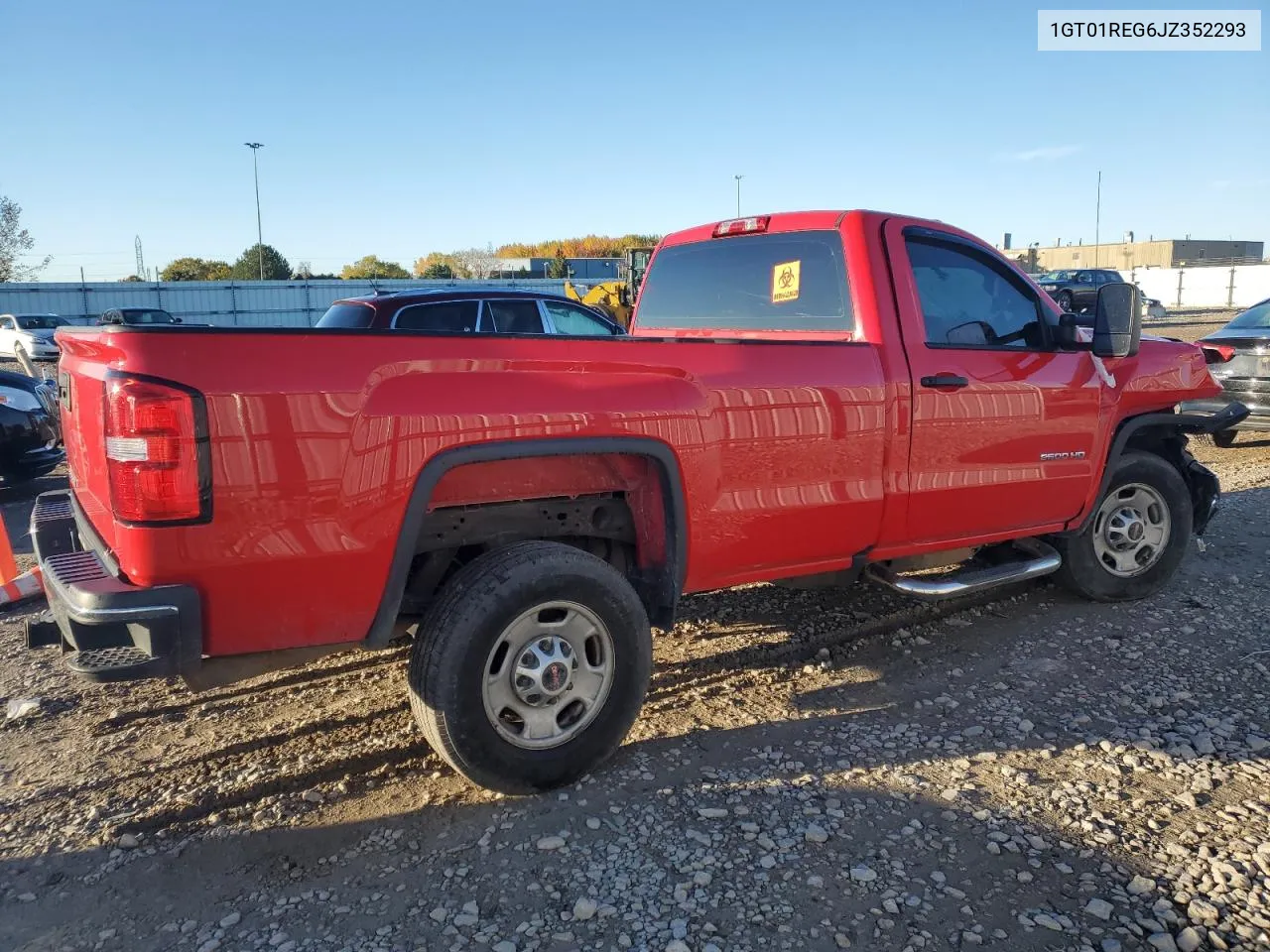 2018 GMC Sierra C2500 Heavy Duty VIN: 1GT01REG6JZ352293 Lot: 76084364