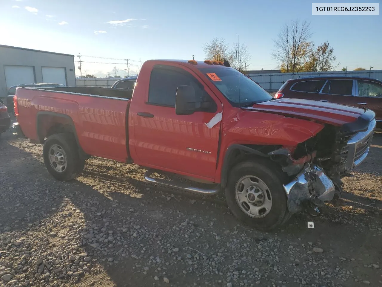 2018 GMC Sierra C2500 Heavy Duty VIN: 1GT01REG6JZ352293 Lot: 76084364