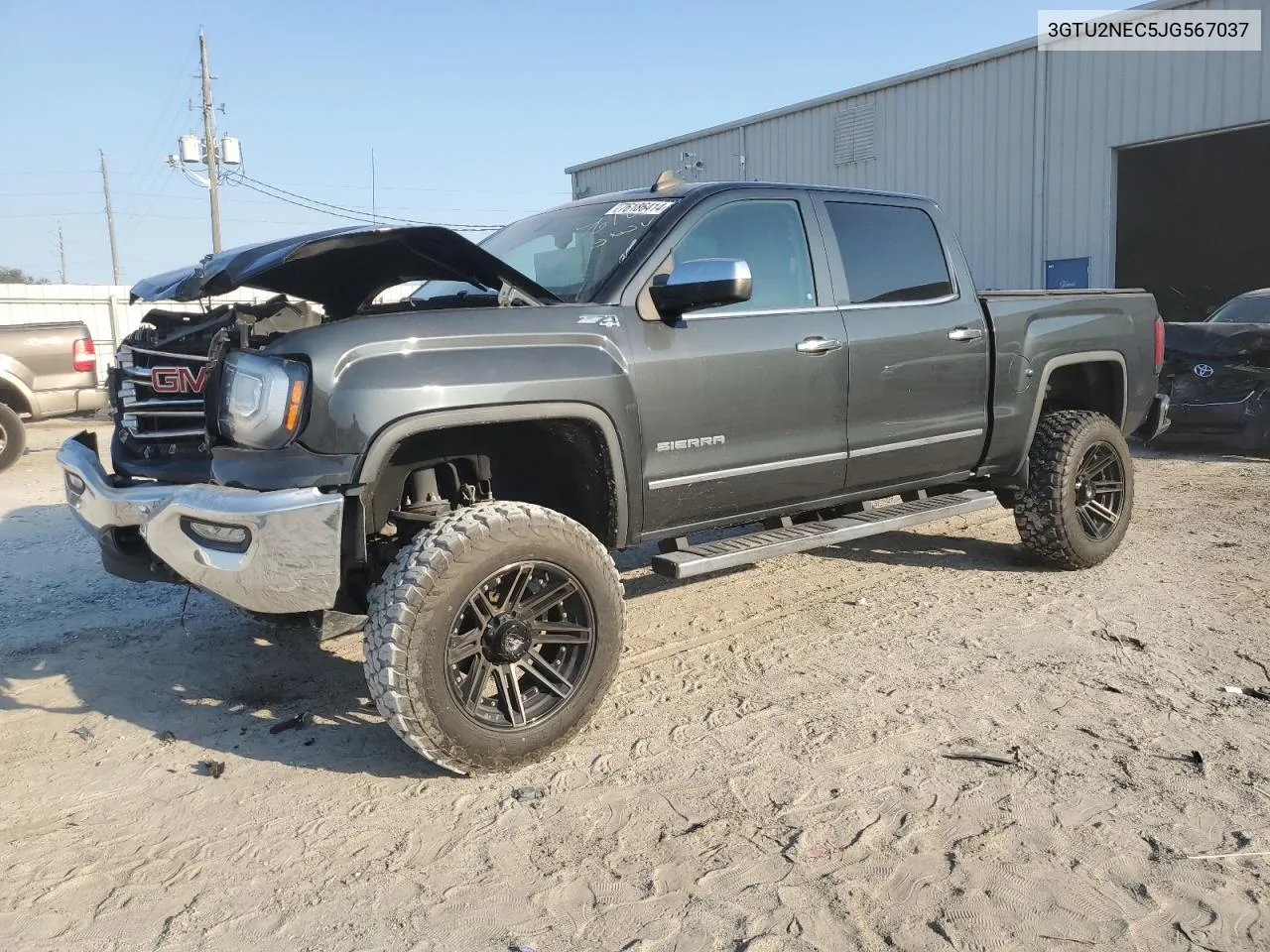 2018 GMC Sierra K1500 Slt VIN: 3GTU2NEC5JG567037 Lot: 76186414