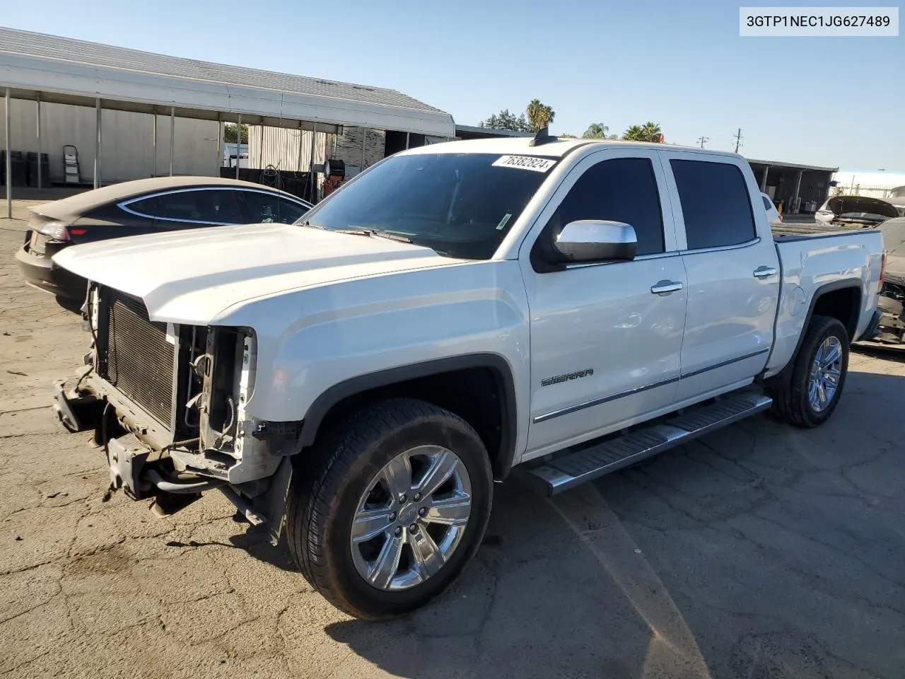 2018 GMC Sierra C1500 Slt VIN: 3GTP1NEC1JG627489 Lot: 76382824