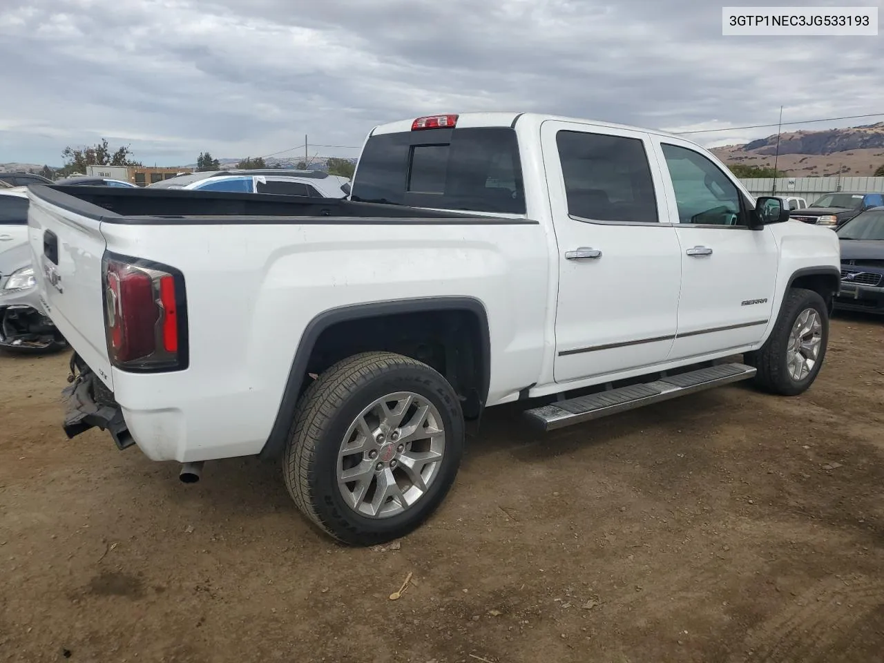 2018 GMC Sierra C1500 Slt VIN: 3GTP1NEC3JG533193 Lot: 76630744