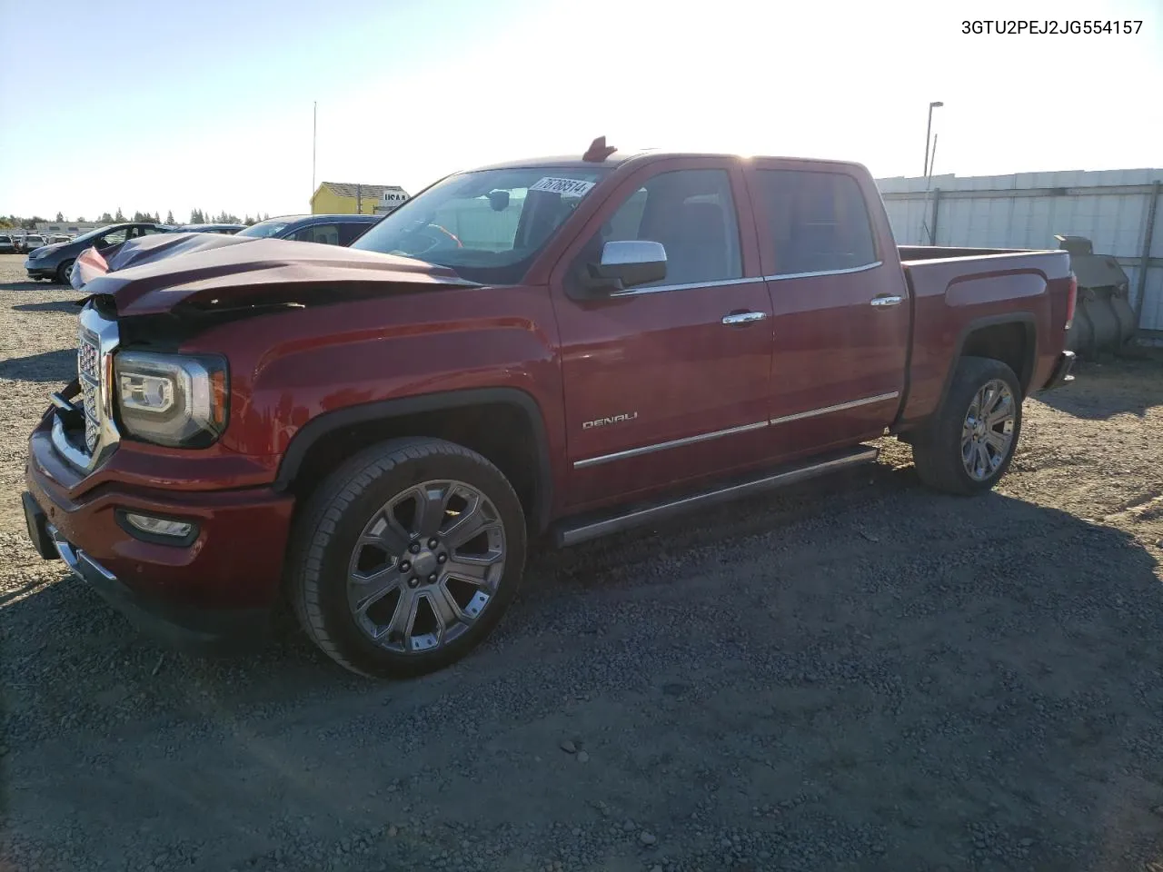 2018 GMC Sierra K1500 Denali VIN: 3GTU2PEJ2JG554157 Lot: 76768514