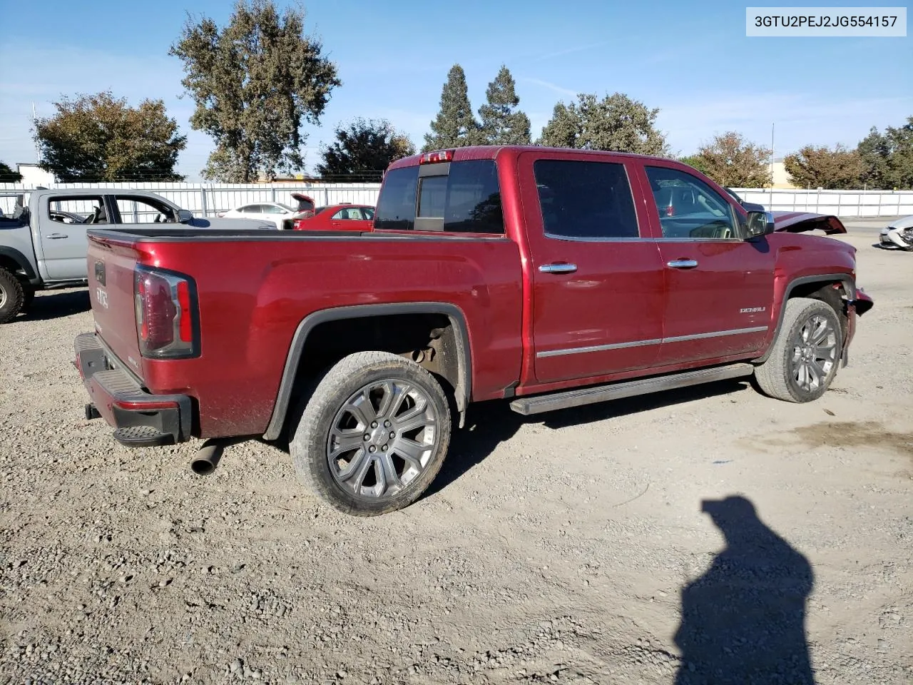 2018 GMC Sierra K1500 Denali VIN: 3GTU2PEJ2JG554157 Lot: 76768514