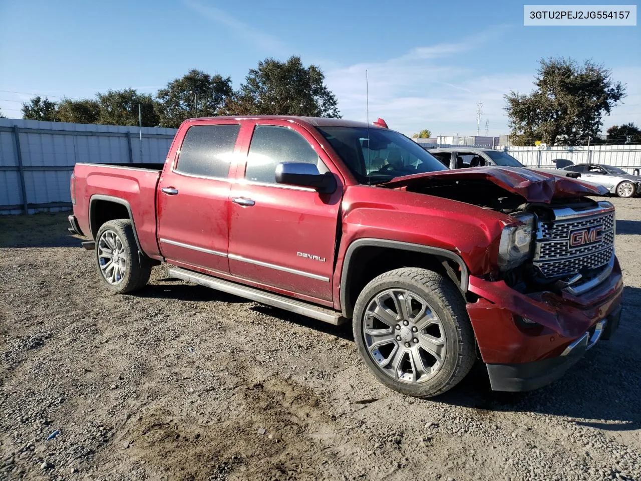 2018 GMC Sierra K1500 Denali VIN: 3GTU2PEJ2JG554157 Lot: 76768514