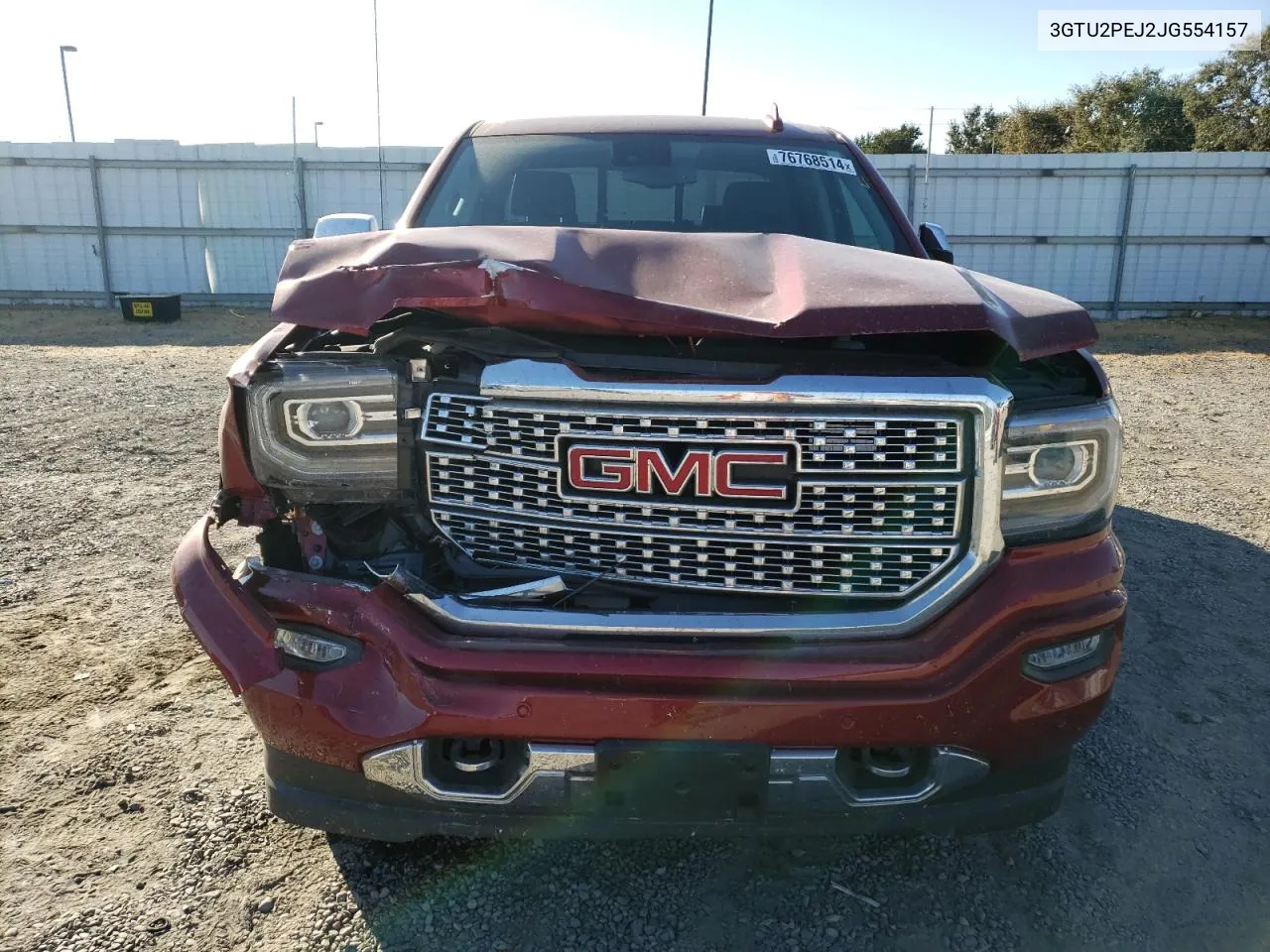 2018 GMC Sierra K1500 Denali VIN: 3GTU2PEJ2JG554157 Lot: 76768514