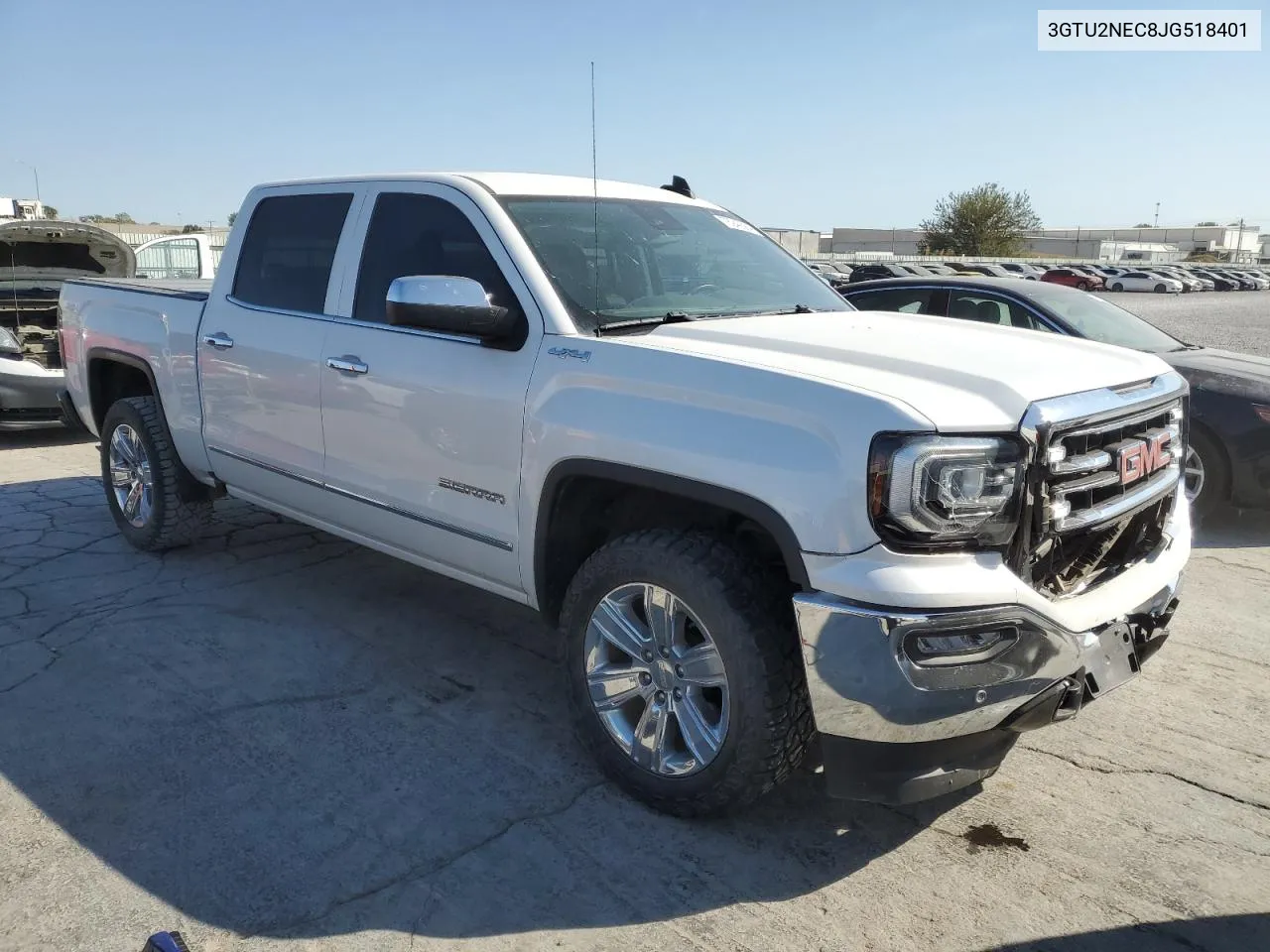 2018 GMC Sierra K1500 Slt VIN: 3GTU2NEC8JG518401 Lot: 76949264