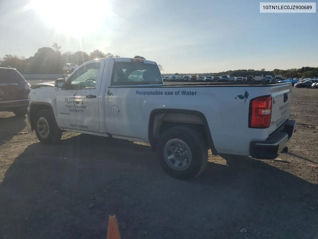 2018 GMC Sierra C1500 VIN: 1GTN1LEC0JZ900689 Lot: 76997004