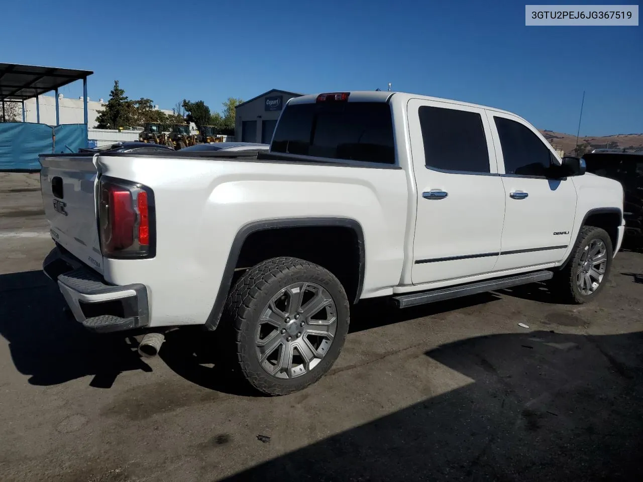 2018 GMC Sierra K1500 Denali VIN: 3GTU2PEJ6JG367519 Lot: 77143784