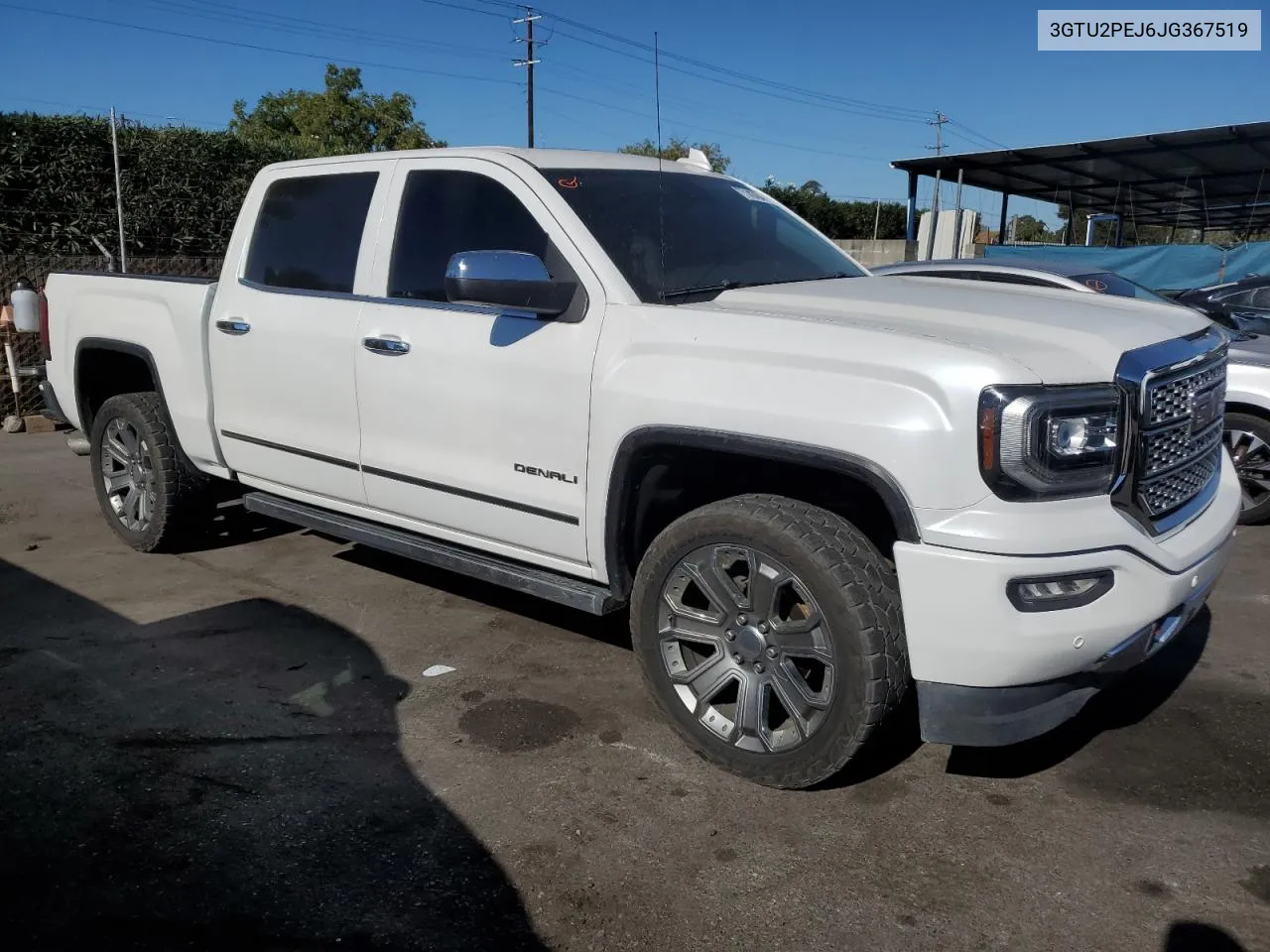 2018 GMC Sierra K1500 Denali VIN: 3GTU2PEJ6JG367519 Lot: 77143784