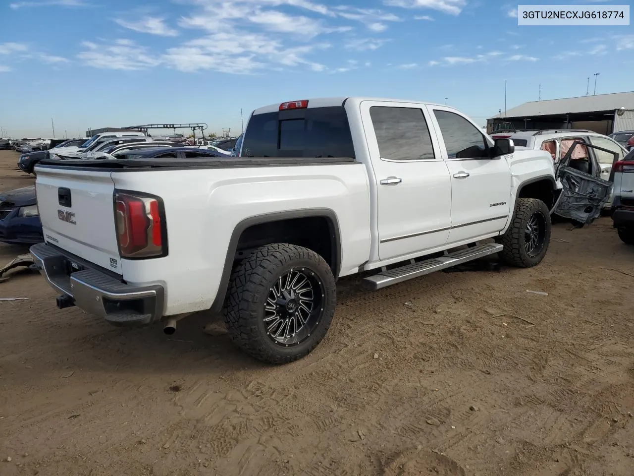 2018 GMC Sierra K1500 Slt VIN: 3GTU2NECXJG618774 Lot: 77208924